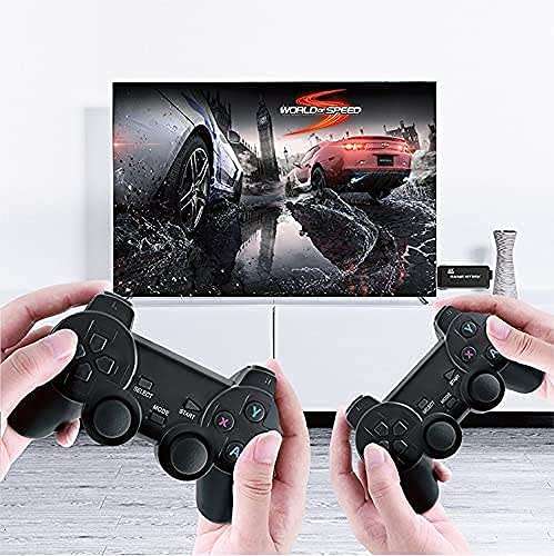 Game Stick 4K HD TV Video Game Dongle PS1 Emulators Double 2.4G Wireless Gamepad Controller 3D Game