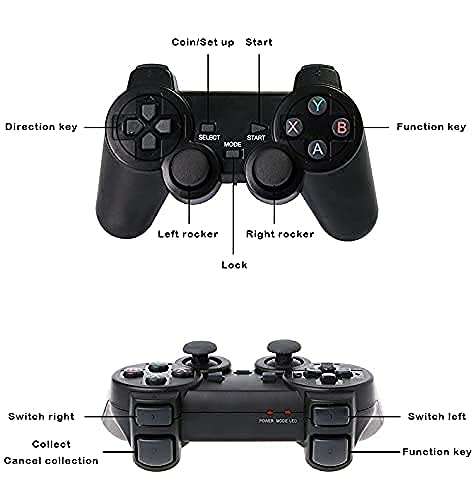 Game Stick 4K HD TV Video Game Dongle PS1 Emulators Double 2.4G Wireless Gamepad Controller 3D Game