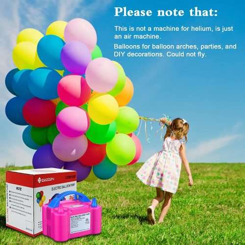 Portable Dual Nozzle110V 600W Electric Balloon Blower Pump Electric Balloon Inflator