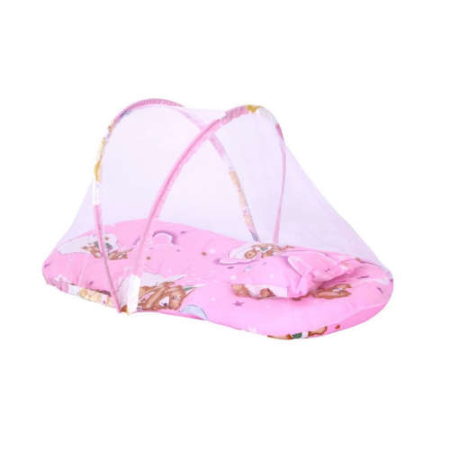 Portable Mosquito Net Bed Baby Protector Mattress with Pillow