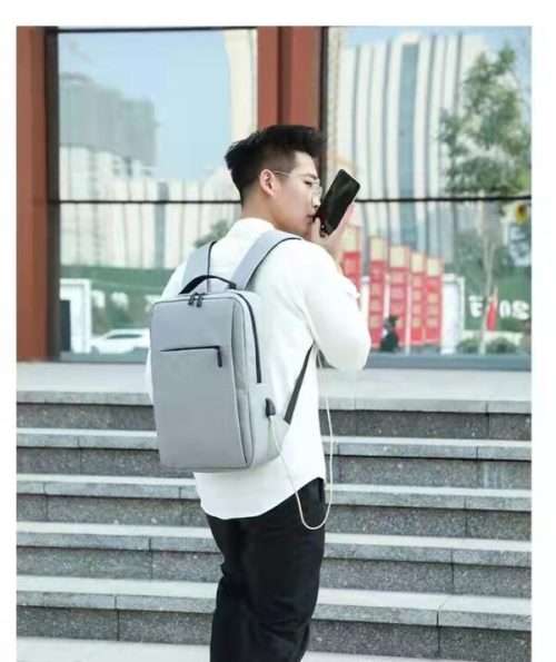 Laptop Backpack School Bag With External USB Charging Slot Design
