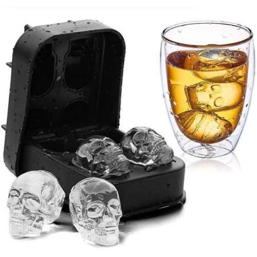 3D Ice Cube Mold Tray Flexible Silicone Ice Cubes