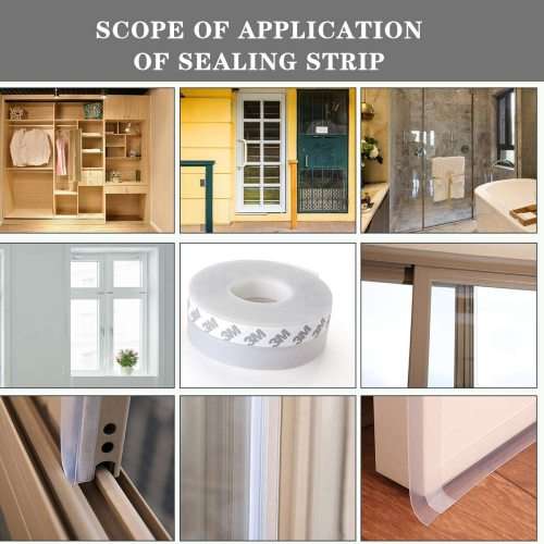 3M Silicone Seal Strip Weather Stripping for Door or Window