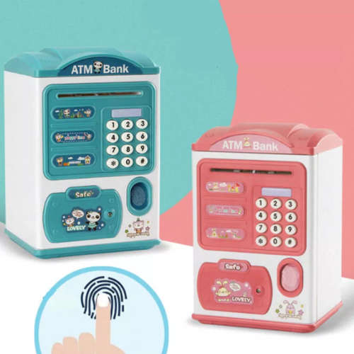 Creative Electronic Piggy Bank With ATM Password