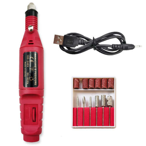 Pen-shaped Manicure Polishing USB Rechargeable Nail File Tool