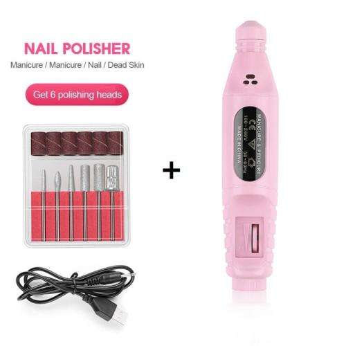 Pen-shaped Manicure Polishing USB Rechargeable Nail File Tool