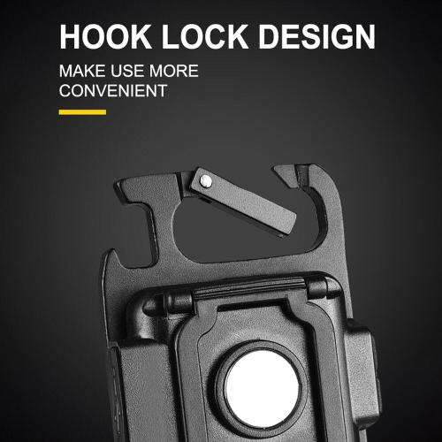 Mini Flashlight Keychain LED Light Pocket LED Work Light USB Charge Small Light Corkscrew