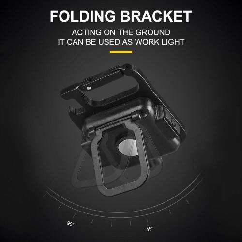 Mini Flashlight Keychain LED Light Pocket LED Work Light USB Charge Small Light Corkscrew