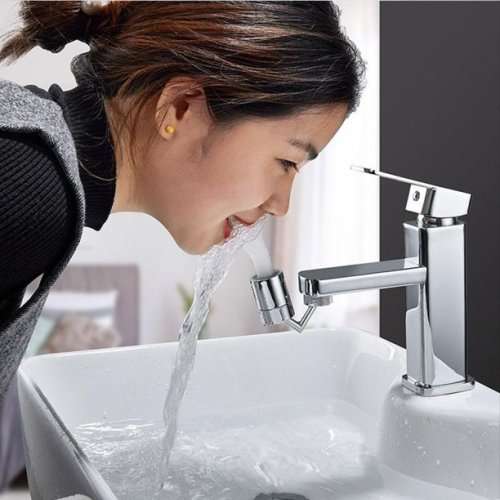 Splash Proof Filter Faucet 720 Swivel Outlet Faucet Kitchen Bathroom Sink