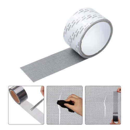 Window Screen Repair Tape Strong Glue Window Repair Tape Insect-Proof Fly Door Mosquito Net