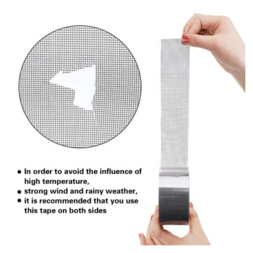 Window Screen Repair Tape Strong Glue Window Repair Tape Insect-Proof Fly Door Mosquito Net