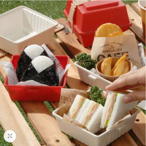 Square Burger Box Bento Lunch Box