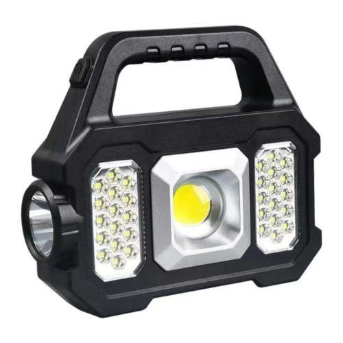 LED Solar WorkLight USB Rechargeable Portable Camping Lamp