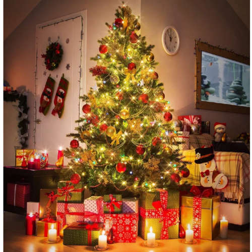 10M Outdoor Solar LED Light Waterproof Copper Wire Fairy Light Balcony Garden Decorative Trees