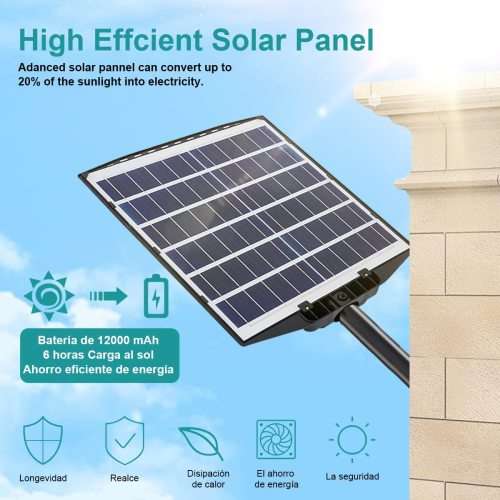 200W Solar Sensor Street Light with Remote Control & Pole Motion Sensor [160 LEDs] **SUPER BRIGHT**