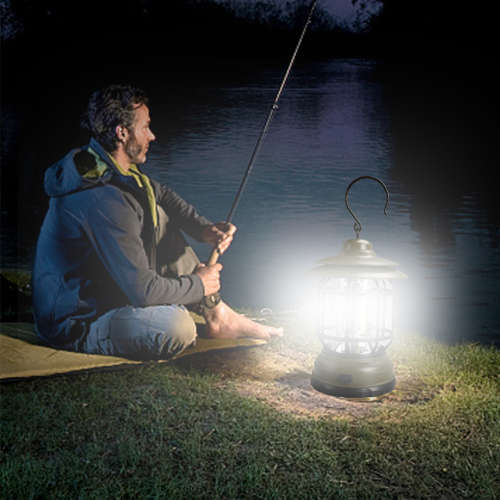 LED Rechargeable Lighting Retro Multifunctional Outdoor Camping Light Portable Strong Light