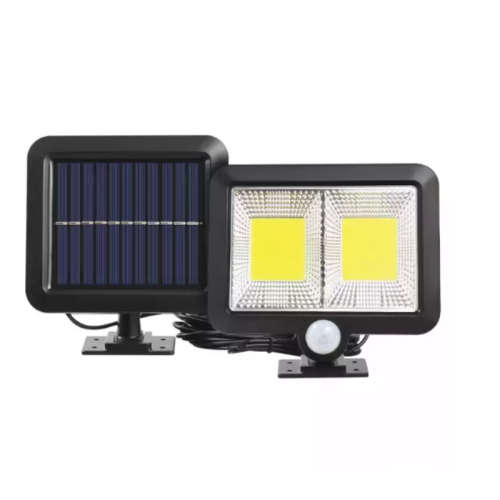 108 COB Motion Sensor Rechargeable Solar Wall Light Waterproof Emergency Led Light