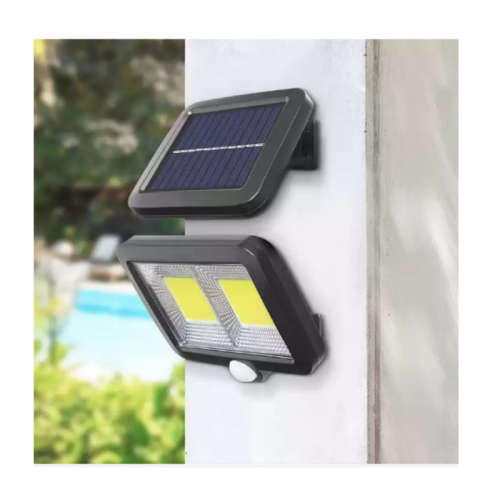 108 COB Motion Sensor Rechargeable Solar Wall Light Waterproof Emergency Led Light