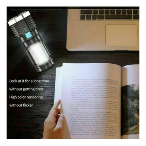 Super Bright LED Light Usb Charge Flashlight 4 Core