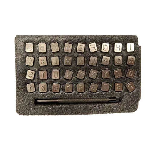 Digital printing English letter 36 seal handmade leather printing tool mold