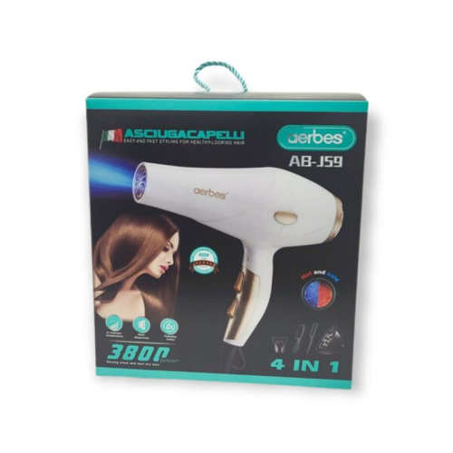 4 In 1 Electric Hair Dryer 3800W Hot And Cold Air With Turbo Fan