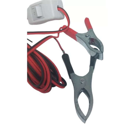 Emergency Light Bulb With Battery Clip and Switch