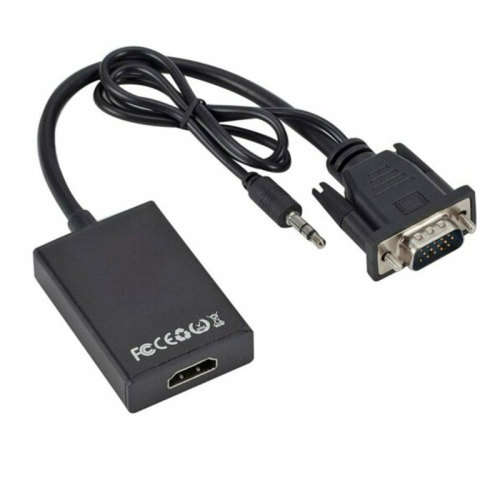 1080P HD VGA To HDMI with 3.5mm Audio Adapter Cable