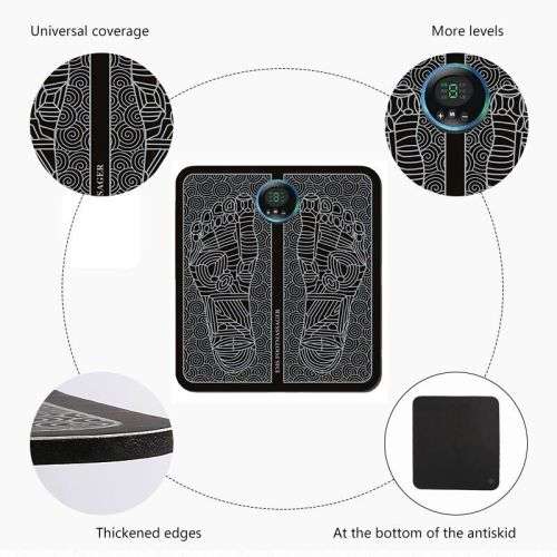 Pad Massager Foot Ems Electric Muscle Mat Stimulator Leg Reshaping Feet Stock