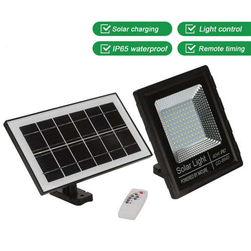40W Solar Flood Light Outdoor Waterproof IP67 with Remote