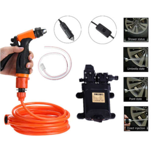 Double Pump Car Washing Machine 12v Car Washing Pump High Pressure Brush Car Water Gun