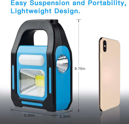 3 IN 1 Solar USB Rechargeable Brightest COB LED Camping Lantern