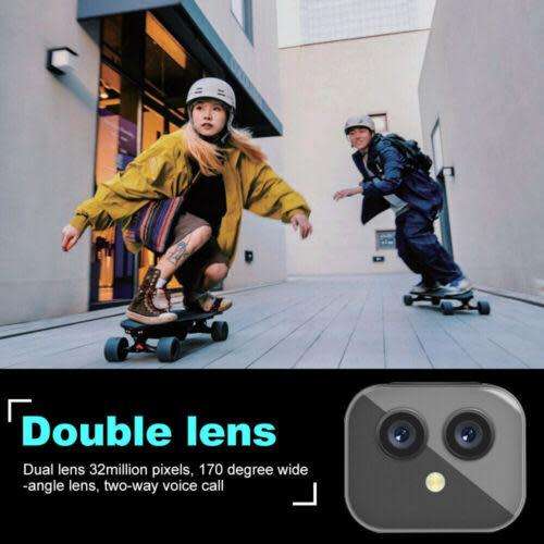 4K Dual Lens Wifi Camera Wireless 2-way Voice Security Camera IR Night Vision