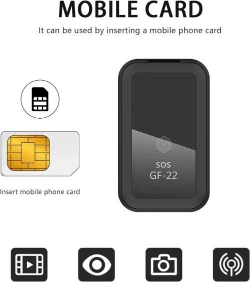 GF22 Magnetic Mini Car Tracker GPS Locator Real Time