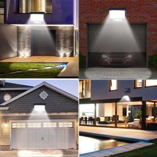 LED Solar Split Wall Light 3 Modes Waterproof Motion Sensor Garden Wall Light