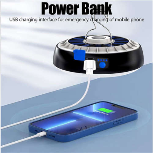 Solar Emergency Charging Light 4-Level Power Display Remote Control