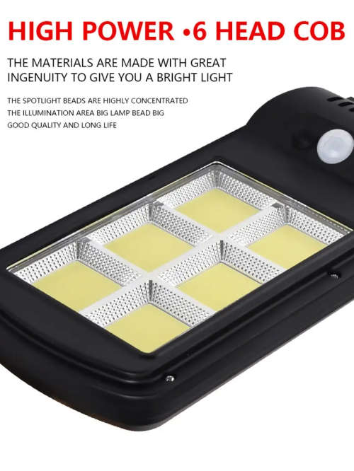 Outdoor Solar Waterproof Street Light Garden Infrared Sensor Motion Smart Remote Control