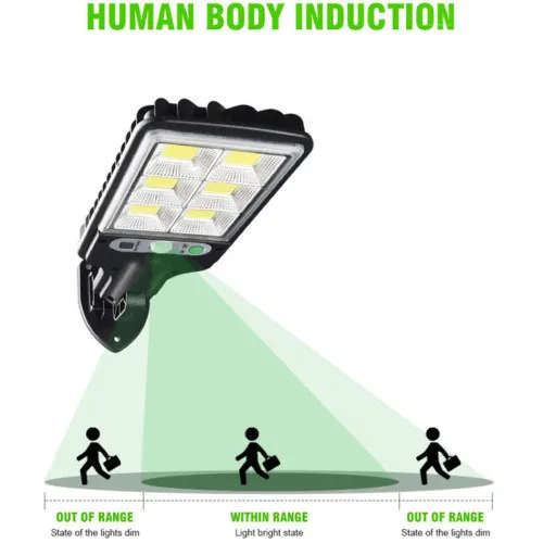Outdoor Solar Street Light  Landscape Light Waterproof Street Light 60LED With Remote Control
