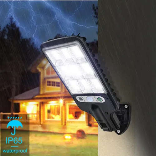 Solar Street Light Outdoor Garden 117COB Wall Mounted Motion Sensor Light