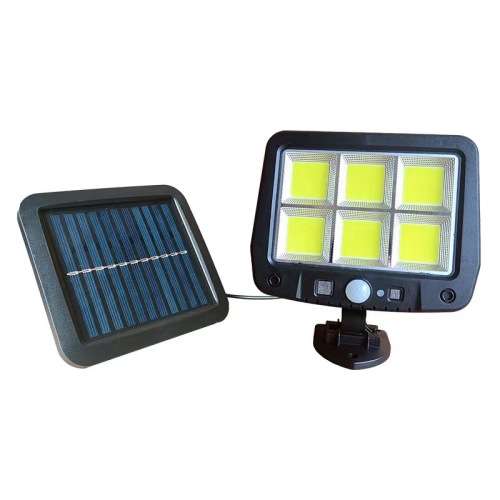 120COB Solar Sensor Light Outdoor Flood Light Garden Street Light