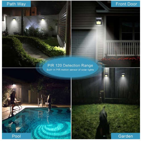 96 LED Solar Energy Induction Lamp With Motion Sensor