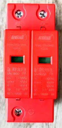 2-Pole DIN Rail DC 1000V 40KA SPD SURGE PROTECTOR