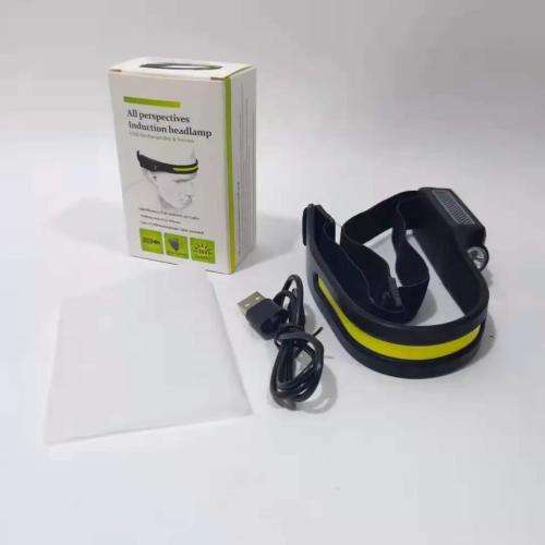 LED Headlight Lightweight Silicone XPE COB Headlamp for Fishing Camping