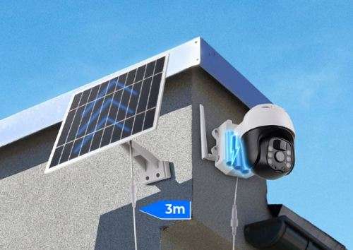 I-Cam+ 4G Intelligent  Solar Powered Alert  PTZ Camera