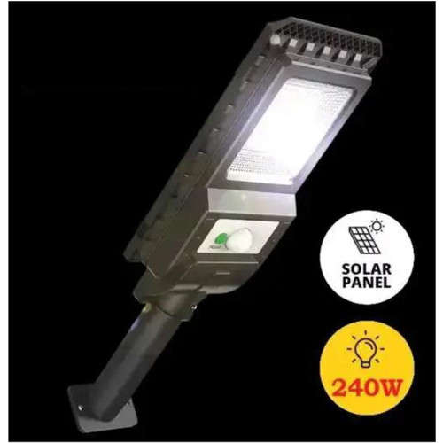 240W Solar Sensor Street Light with Remote Control & Pole Motion Sensor