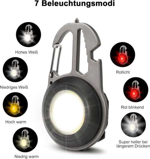 Work Light Keychain Flashlight Portable