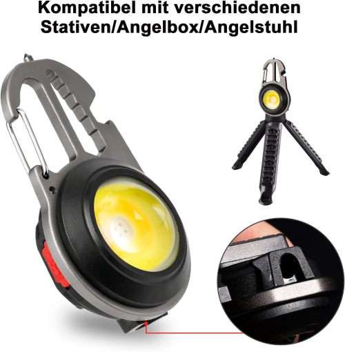 Portable Work Light Keychain Flashlight