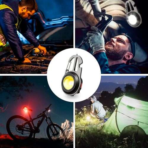 Portable Work Light Keychain Flashlight
