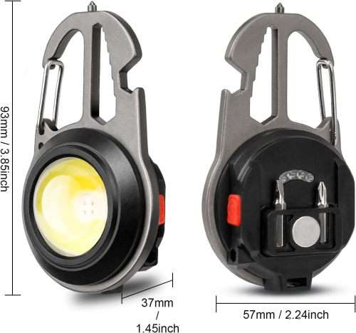 Portable Work Light Keychain Flashlight