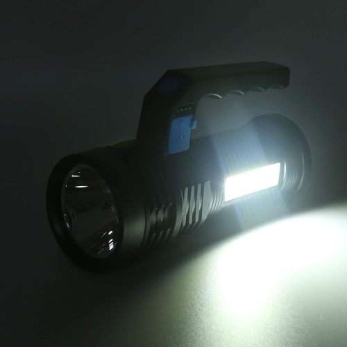 Outdoor Flashlights Household Searchlight Rechargeable LED Spotlight for Camping Walking Dogs