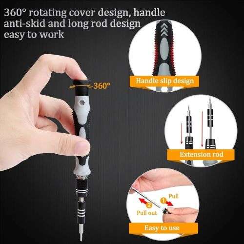 Screwdriver Set 115 Jewelers Watch Jewelry Eyeglass Repair Tools Precision Micro